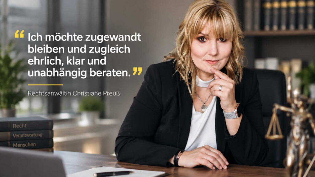 Rechtsanwältin Christiane Preuß im Interview über Konflikte im Unternehmen
