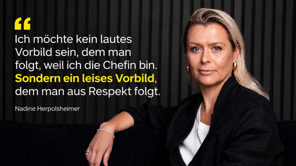 Nadine Herpolsheimer im Interview über Führung unter Druck